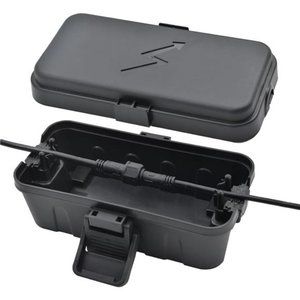 1PCS Weatherproof Electrical Connection Box, Outdoor Electrical Box, Black